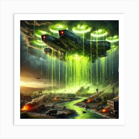 Vxs 8 Venusian Tempest Acid Rainstorm Converted Art Print