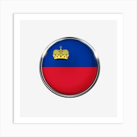 Lithuania Flag Country Symbol Art Print