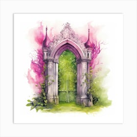 Fairytale Gate Art Print