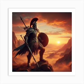 Spartan Warrior 1 Art Print