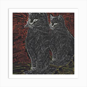 A Cats Look Art Print