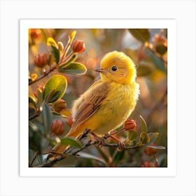 Yellow Bird Art Print