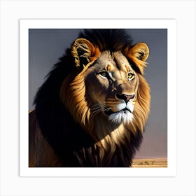 Lion of Avion Art Print