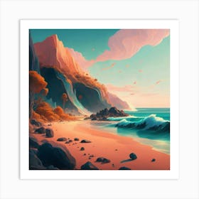 Landscape Painting Art Print