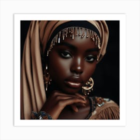 Beautiful Bronze Woman Art Print