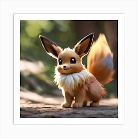 Pokemon Eevee 1 Art Print