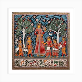 Rajasthani Painting Art Print