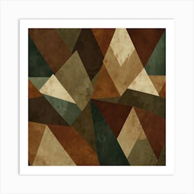 Abstract Geometric Pattern 57 Art Print