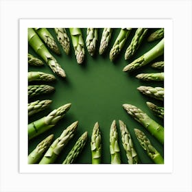 Asparagus In A Circle 1 Art Print