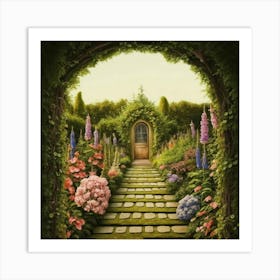 Garden Path Art Print