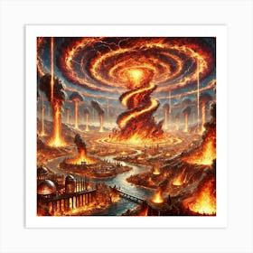 Inferno Nexus Inferno Storm Art Print