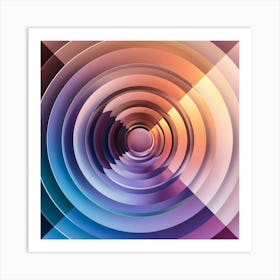 Abstract Spiral Background 2 Art Print