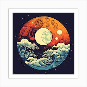 Great Wave 12 Art Print