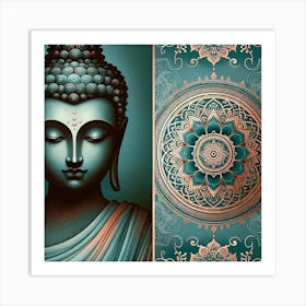 Buddha Painting 8 Art Print