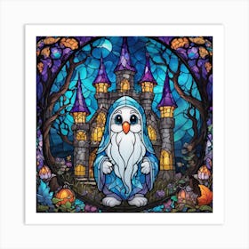 Gnome In A Castle Art Print