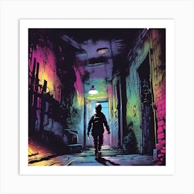 Urban Shadows Art Print