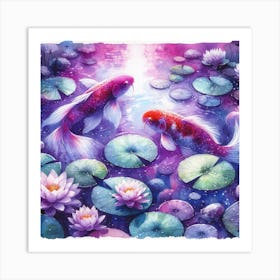 Koi Fish 2 Art Print