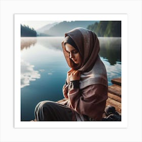 Muslim Woman Praying Art Print