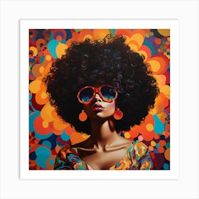 Afro Girl 32 Art Print