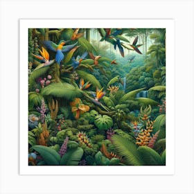 Tropical Jungle 2 Art Print