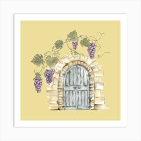 Door To The Vineyard Art Print