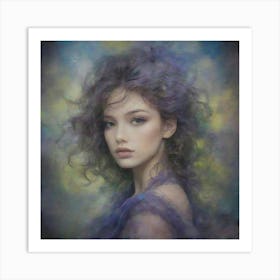 Portrait Of A Young Woman 1 Art Print