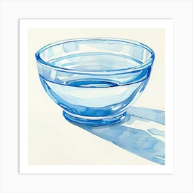 Bowl Of Water Art Print