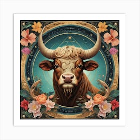 Taurus Square Art Print 2 Art Print