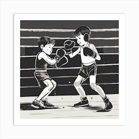 Boxing Ring Art Print