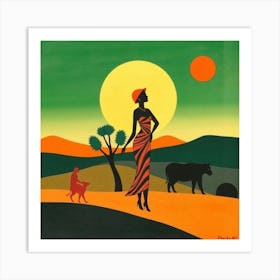 African Woman 1 Art Print