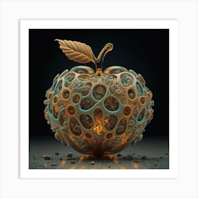 The glass apple an intricate design that adds to its exquisite appeal. 13 Art Print