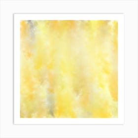 Abstract Yellow Background Art Print