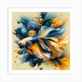 Betta Splendens 01 1 Art Print