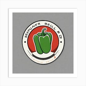 Beekeeper Bell Pepper Art Print