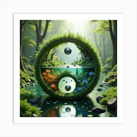 Yin Yang Art Print