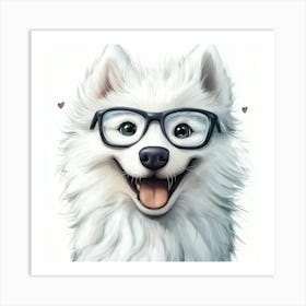 Samoyed 12 Art Print