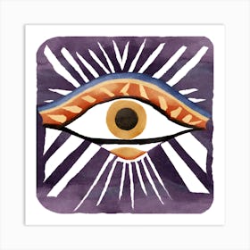 The eye of Horus symbol 1 Art Print