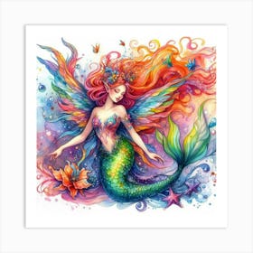 Mermaid 2 Art Print