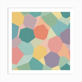 Abstract Geometric Pattern 4 Art Print