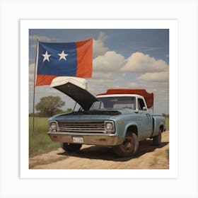 Texas Truck Art Print