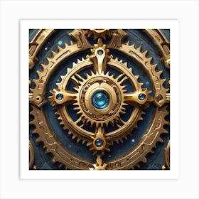 Clockwork Gears 1 Art Print