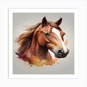 Horse Head Art Print