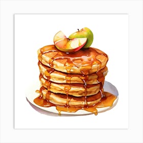 Pancakes With Syrup 7 Art Print