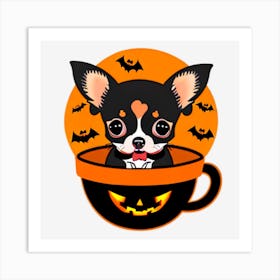 Chihuahua Halloween Art Print