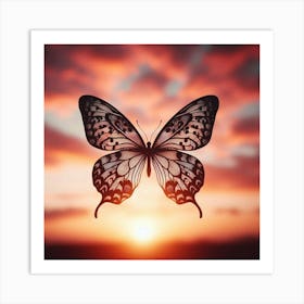 Butterfly - Butterfly Stock Videos & Royalty-Free Footage 14 Art Print