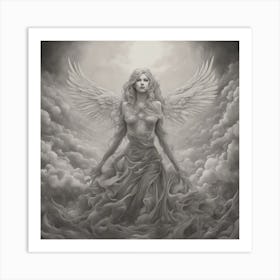 Title (21) guardian angel Art Print