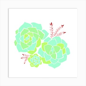 Succulent Story Art Print