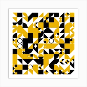 Abstract Geometric Pattern 18 Art Print