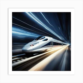 High Speed Train 13 Art Print