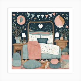 Slumber Party Art Print